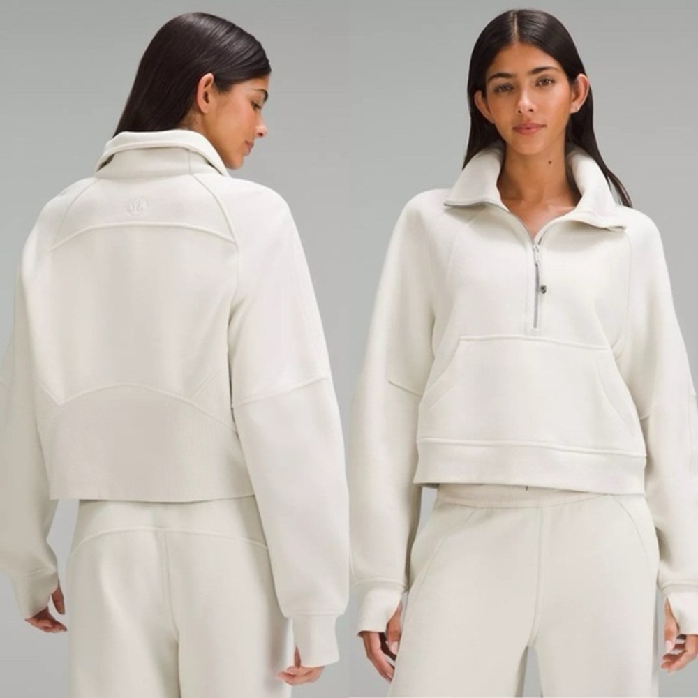 Oversized Lululemon Bone Scuba Funnel Neck M/L
